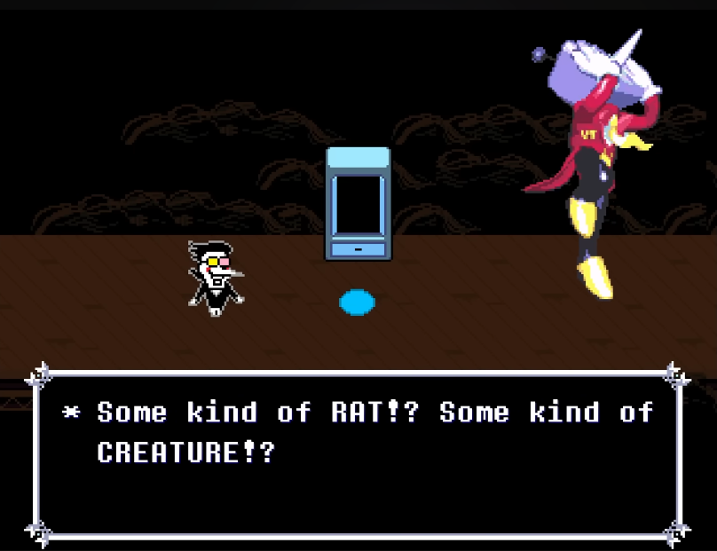 spamton with tenna in chapter 3