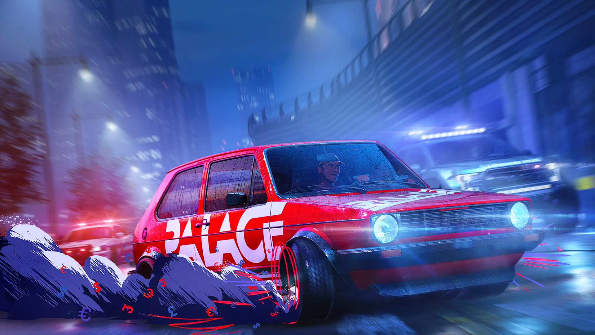 artwork from need for speed unbound showing the graffiti effects