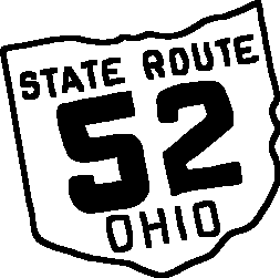 Ohio State Route 52 Sign